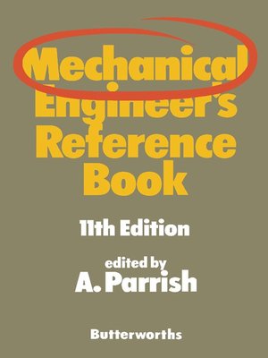 cover image of Mechanical Engineer's Reference Book